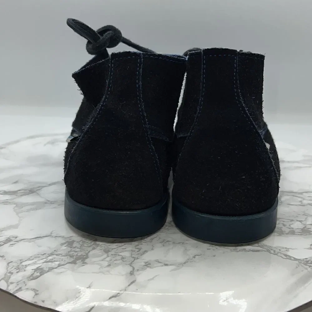 SEBAGO Black and Navy Waterbury Docksider Chukka Bootie-10